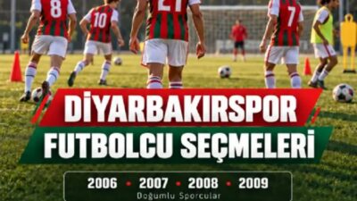 Süper Amatör Lig’de mücadele edecek olan efsane Diyarbakırspor, altyapı kadrosunu