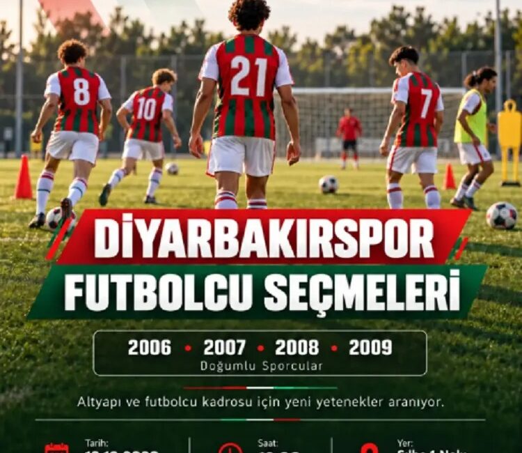 Süper Amatör Lig’de mücadele edecek olan efsane Diyarbakırspor, altyapı kadrosunu