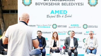 Diyarbakır Büyükşehir Belediyesi Eşbaşkanları Serra Bucak ve Emin Ay, halk