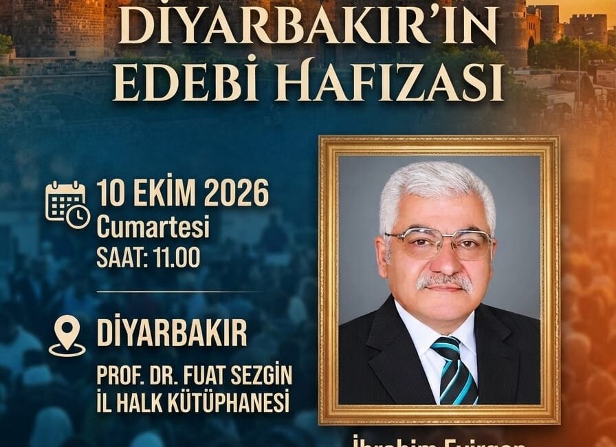 Kadim kent Diyarbakır’ın yetiştirdiği değerli eğitimci, gazeteci ve yazar İbrahim