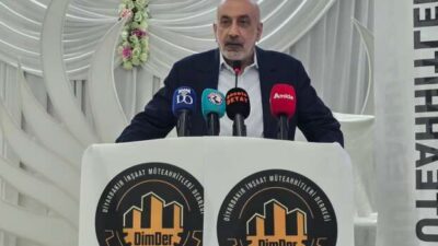 DTSO seçimleri öncesinde, DİMDER tarafından inşaat sektörü temsilcilerinin katılımıyla düzenlenen