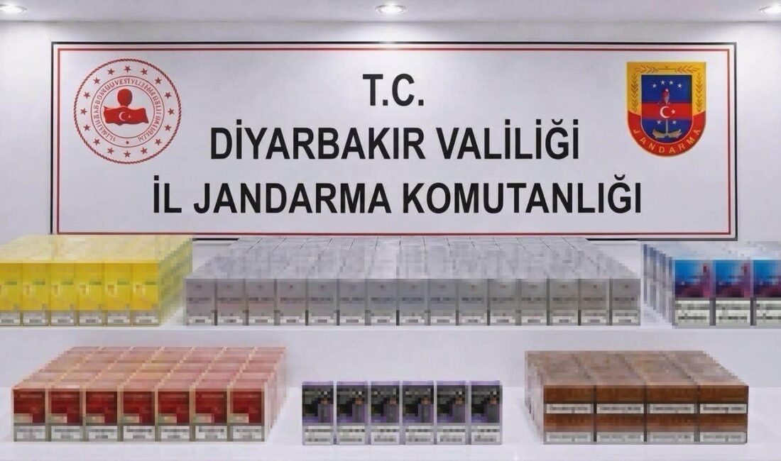 Diyarbakır’da jandarma ekiplerinin yürüttüğü operasyonlarda çok sayıda gümrük kaçağı ürün
