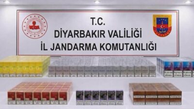 Diyarbakır’da jandarma ekiplerinin yürüttüğü operasyonlarda çok sayıda gümrük kaçağı ürün